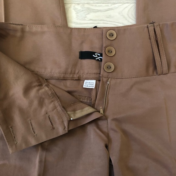 New SF Brand Light Brown Dress Pants - Picture 10 of 16